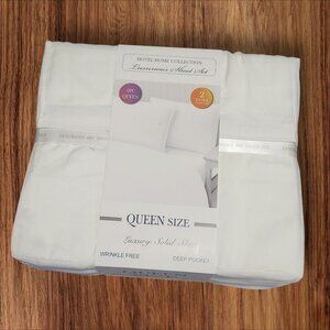 Hotel Home collection Luxurious solid sheet set